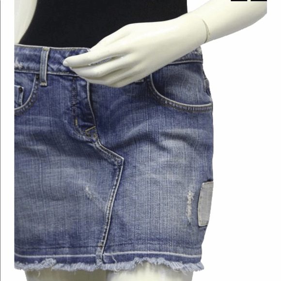 7 for all mankind & Bebe Bundle of 2 Denim Skirts - Picture 8 of 8